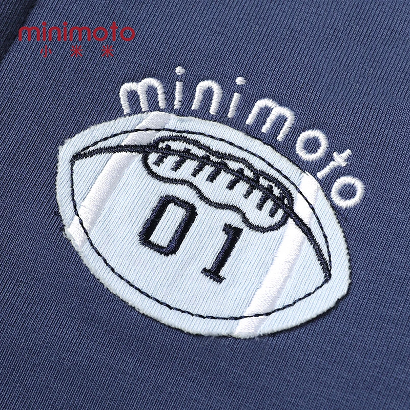 Minimoto/детский стеганый толстый хлопковый свитер пальто зимняя верхняя одежда с