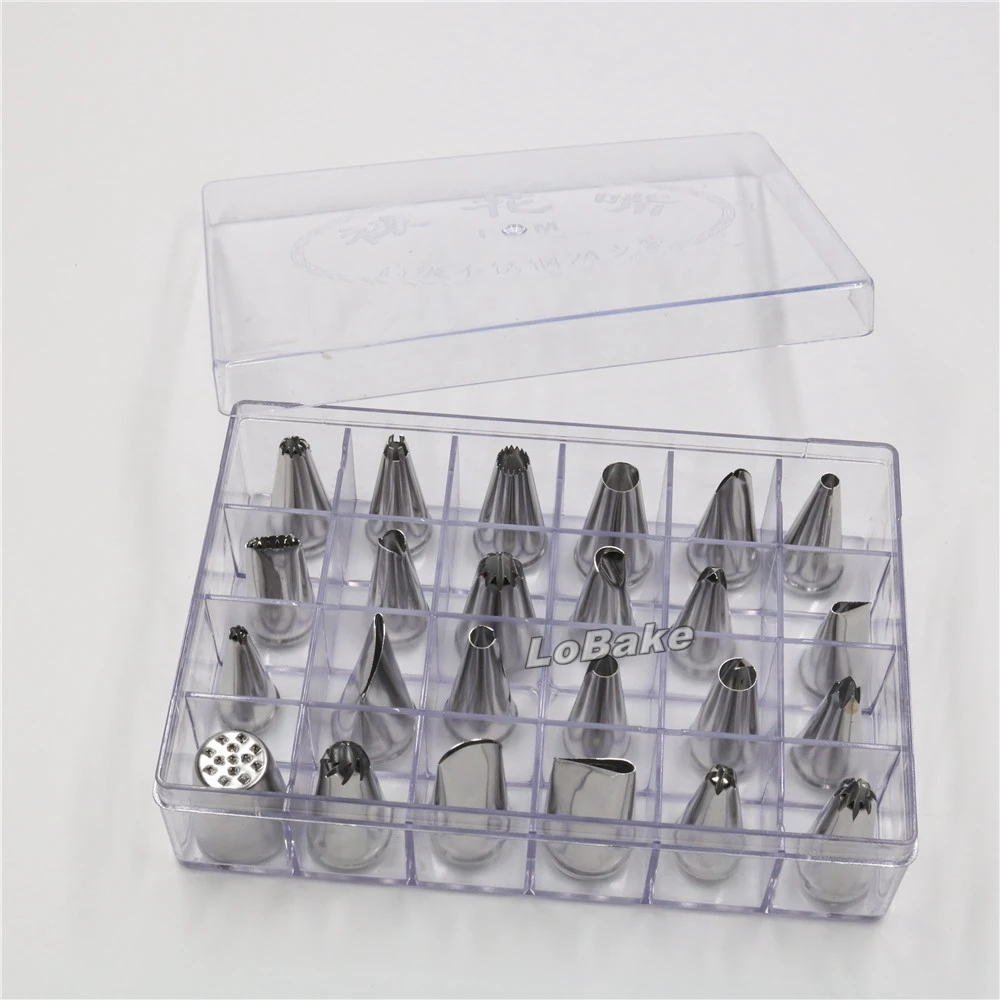 (24 шт./компл.) различные конструкции из нержавеющей стали цветок глазурь