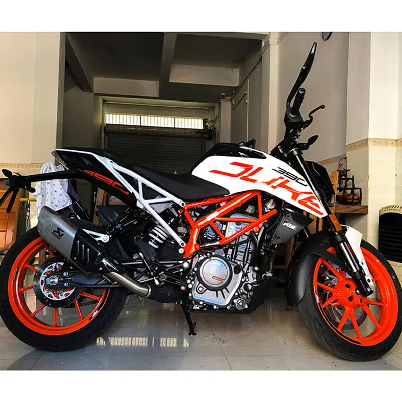 Akrapovic мото выхлопная средняя труба мотоцикла для KTM Duke 125 200 250 390 2012-2016 слипоны |