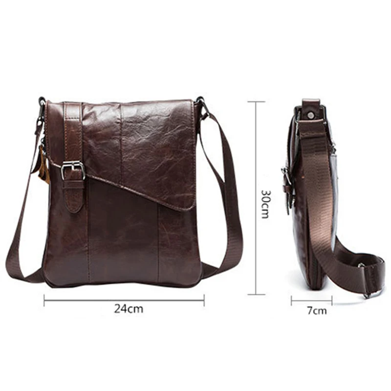 

Genuine Leather Men Messenger Bags Buisness Handbags Male High Quality Crossbody Bags Shoulder Bags Hot Sale New Fashion