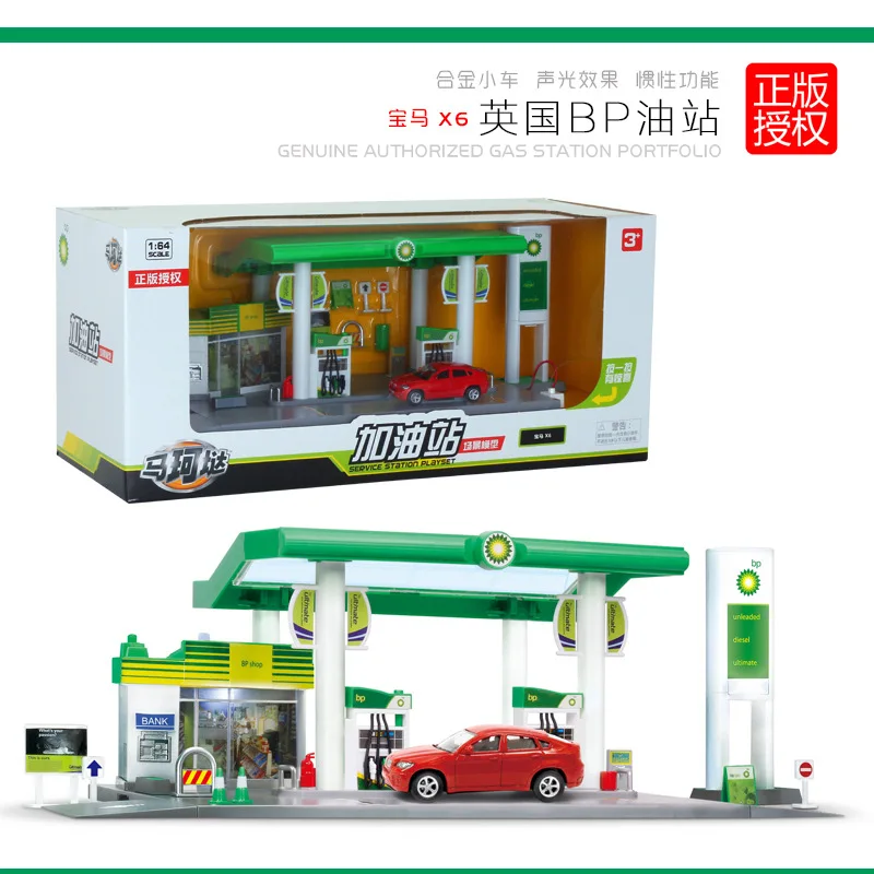 BP-- X6 no box Моделирование Z4 BPl нефтяная станция гонки X6 Модель автомобиля Франция всего Великобритании BP комбинация детская 911 инерции ребенок мальчик игрушка модель автомобиля набор - Цвет: BP-- X6 no box