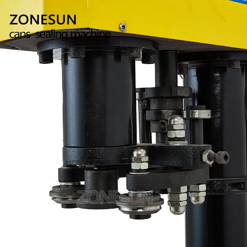 ZONESUN Новая автоматическая машина для укупорки банок Машина Для Запечатывания