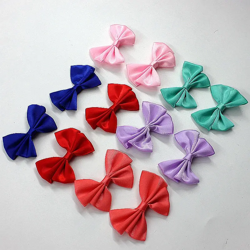

10pcs Mini Pringting Bow Pet Bows Craft Only Bow No Clips DIY Decoration Material