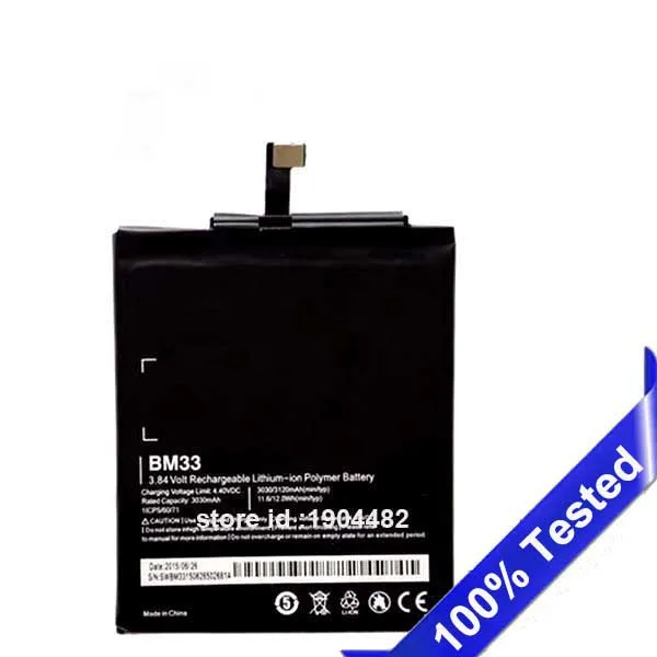 

Battery BM33 For Xiaomi 4i M4i mi4i Battery 3030mAh Batterij Batterie Bateria SanErqi New Tested