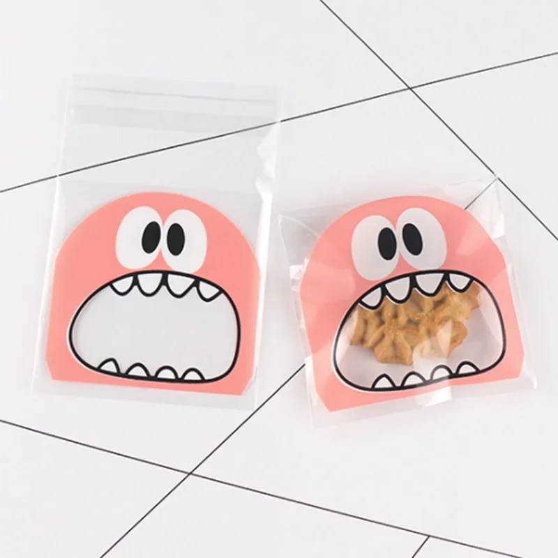 100 шт. пластиковые пакеты для конфет и печенья | Дом сад