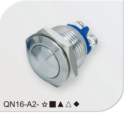 Горячая IP65 Металл 16 мм Маленький кнопочный переключатель iec 60947 5 1 высокое