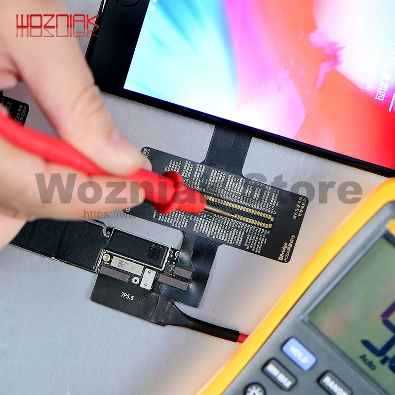 Испытательный кабель QIANLI iBridge TOOLPLUS IBRIDGE PCBA для передней камеры/задней камеры/док