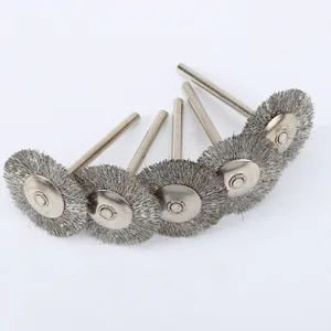 Набор аксессуаров Dremel из нержавеющей стали для мини-дрели, набор щетки колеса провода, шлифовальные вращающиеся инструменты Щетки Dremel, 5 шт.