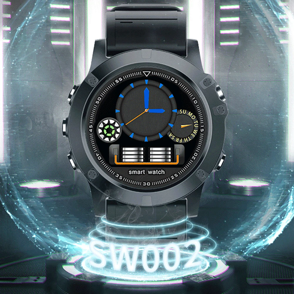 Bluetooth Смарт часы цветной экран Обнаружение сна монитор сердечного ритма шагомер