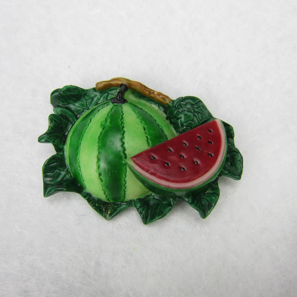 Милые 3D магниты на холодильник в виде фруктов креативные полимерные магнитные