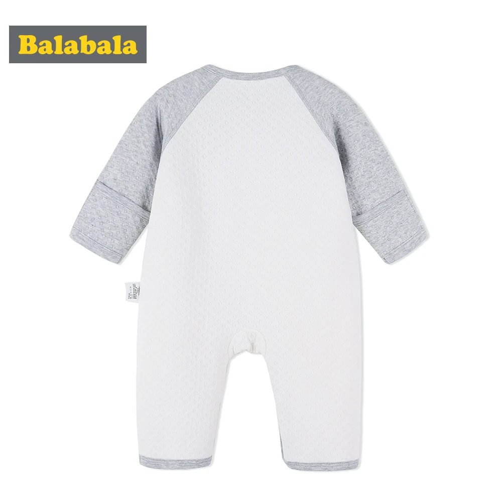 Baby Boy Underwear Autumn Winter Newborn Jumpsuit Warm Windproof Cotton Rompers Comfortable Soft Breathable Clothing With F |