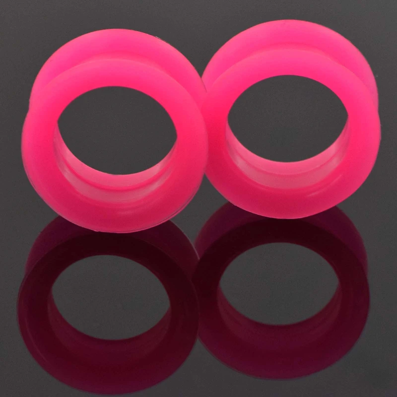 1 Пара Беруши Высокое Качество Пирсинг Тонкие Гибкие Силиконовые Тела Ювелирные