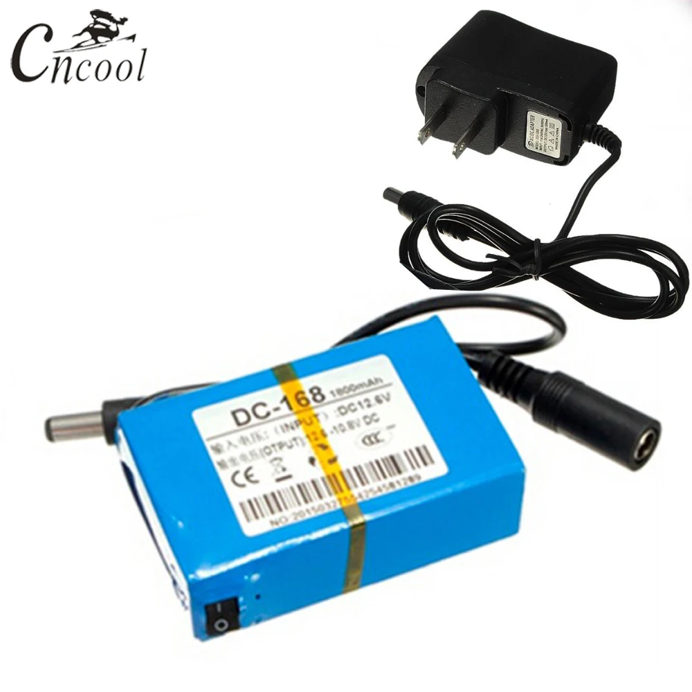 Cncool 12 В 1800 мАч перезаряжаемый портативный DC12180 литий ионный аккумулятор DC 168 с