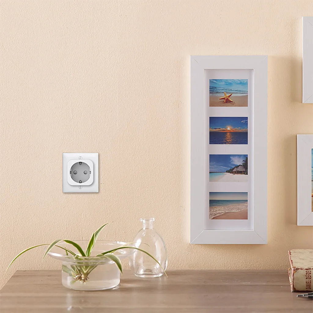 Новый Популярный умный мини Wi-Fi выключатель для розеток работает с Echo Alexa/Google Home
