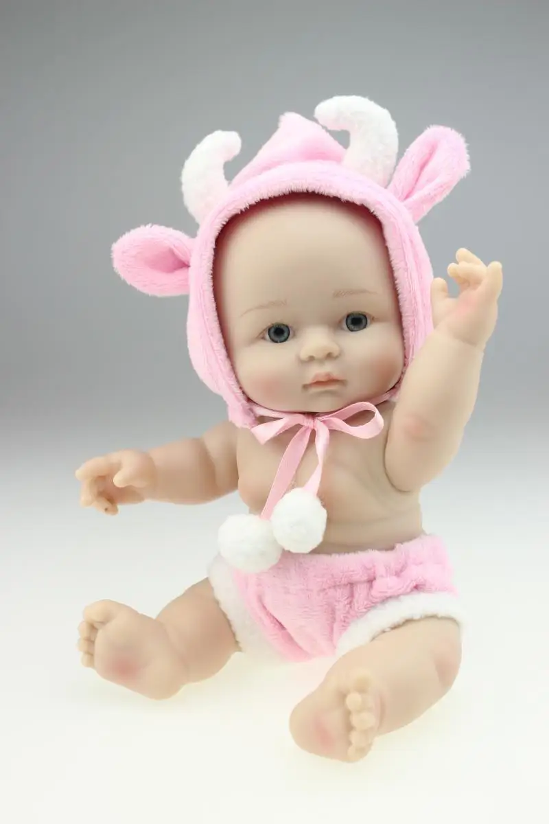 25 см силиконовые куклы reborn для всего тела наборы DIY baby модели настоящая жизнь