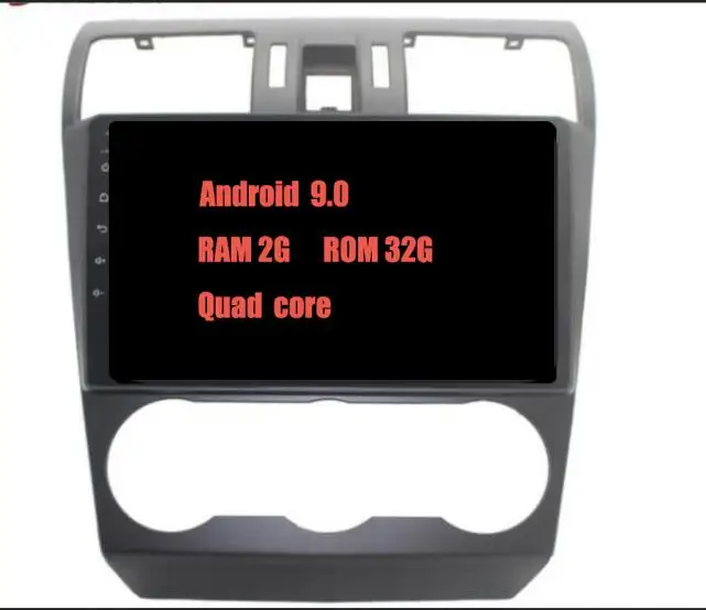 Android 10,0 автомобильный dvd-плеер для Forester Subaru WRX XV Crosstrek 16 2013 gps навигация радио авто стерео головное устройство - Цвет: 10.0 2G-32G 4Core