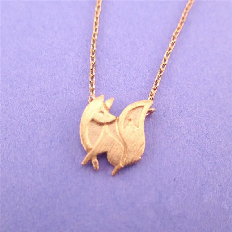 Новое модное ожерелье с маленькой лисой подвеской модные ювелирные изделия