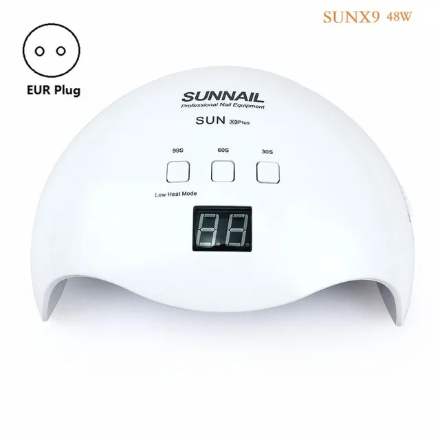 48W EU SUN X Plus 80 Вт/54 Вт Сушилка для ногтей Светодиодная УФ-лампа для ногтей двойная мощность 42 светодиодный s лак для всех гель-лаков лампа для лечения маникюра Сушилка для ногтей - Цвет: 48W EU