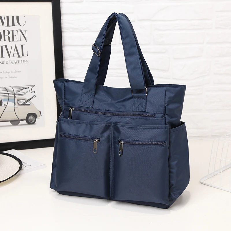 Dark Blue Женская спортивная сумка розового цвета для фитнеса и спортзала, женская сумка на плечо, многофункциональная сумка-тоут, дорожная сумка - Цвет: Dark Blue