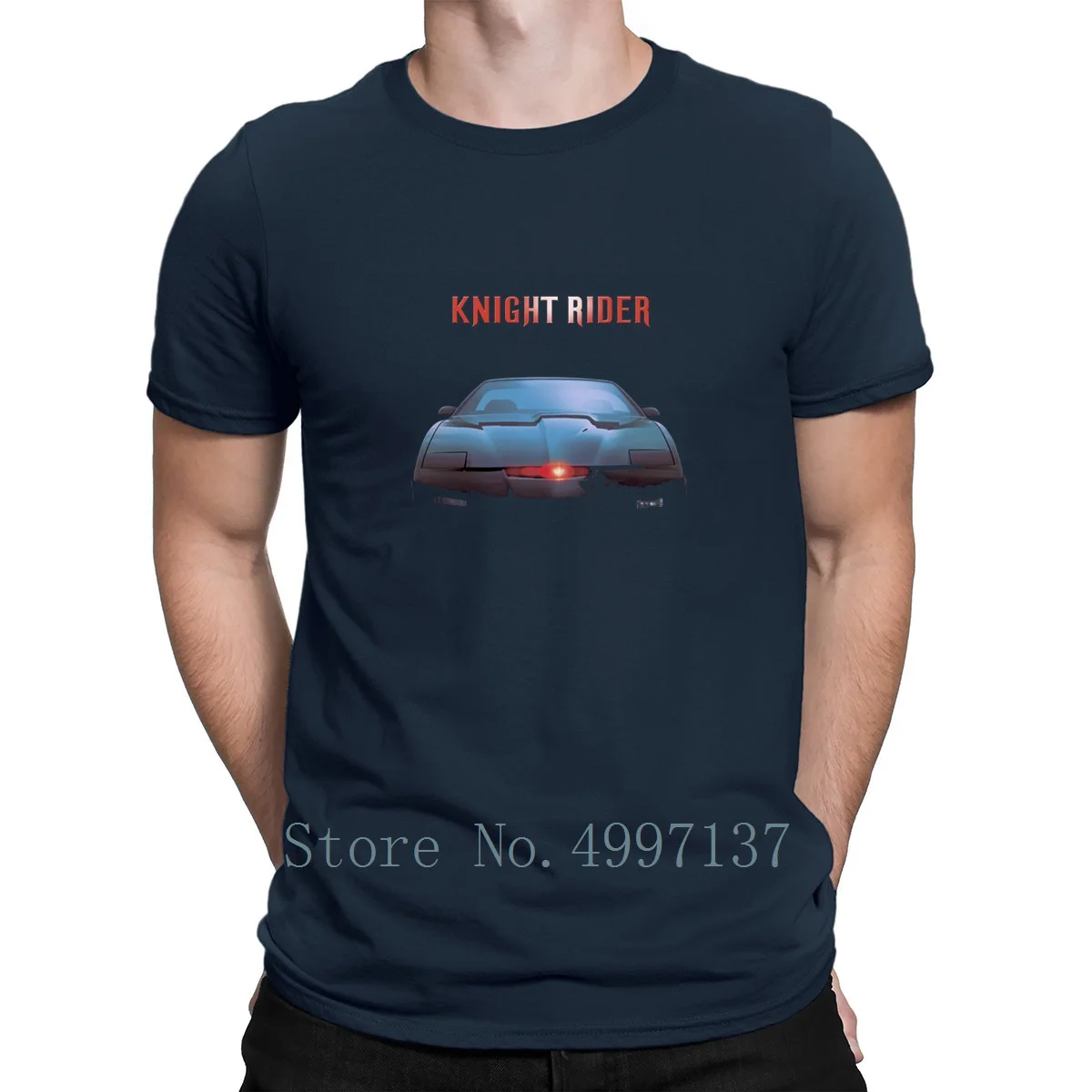 Футболка Kitt Knight Rider оригинальный Весенний подарок удобная футболка на заказ