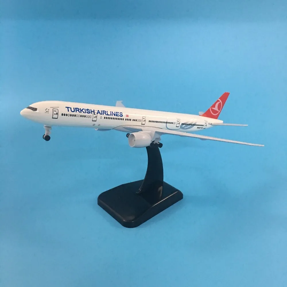 Модель самолета JASON TUTU модель турецкий Боинг B777 1:200 литая металлическая игрушка 20