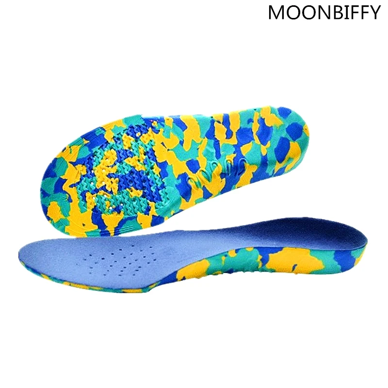 Moonbiffy 3D ортопедические стельки плоские ноги для детей и стелька поддержки свода X