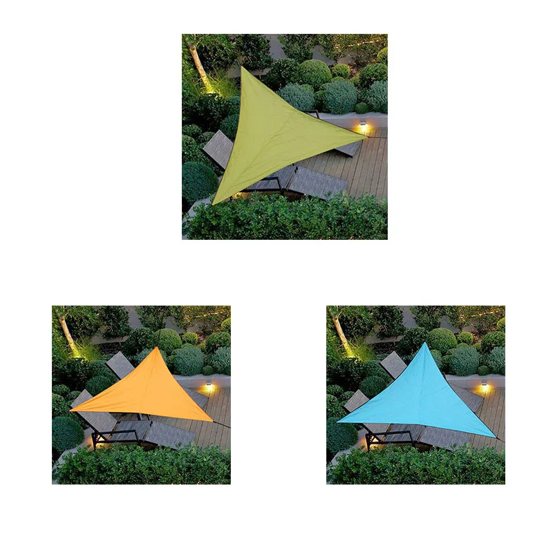 

3/4/5/6m Heavy Shade Sail Sun Canopy Cover Outdoor trilateral Garden Yard Awnings Waterproof Car Sunshade Cloth Summer