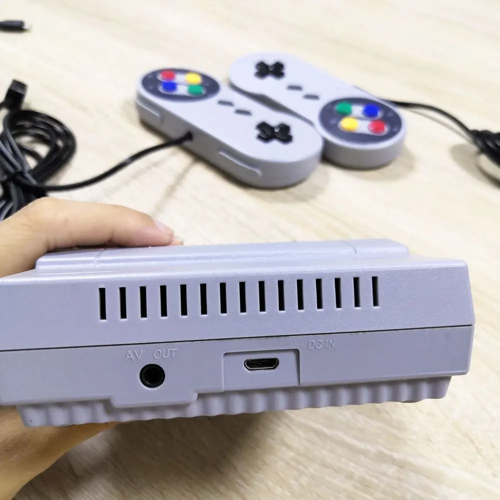 

WOLSEN Retro Classical Super Video Game Console Handheld Game Built in 100 classic game for 16 bit with wired controller