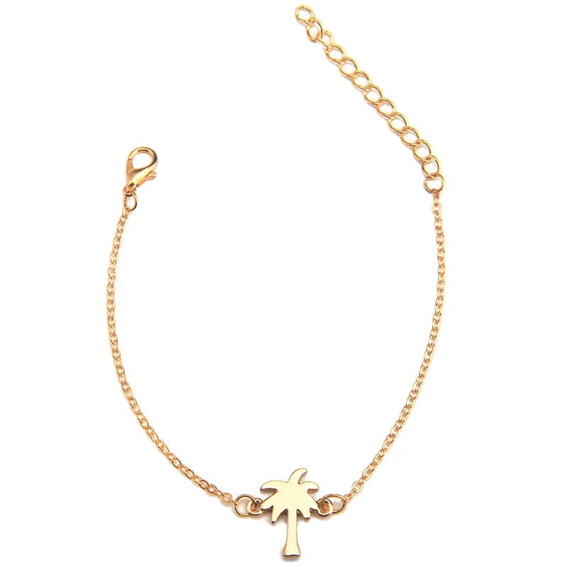 Розовый золотой посеребренный натуральный стиль кокосовое дерево шарм