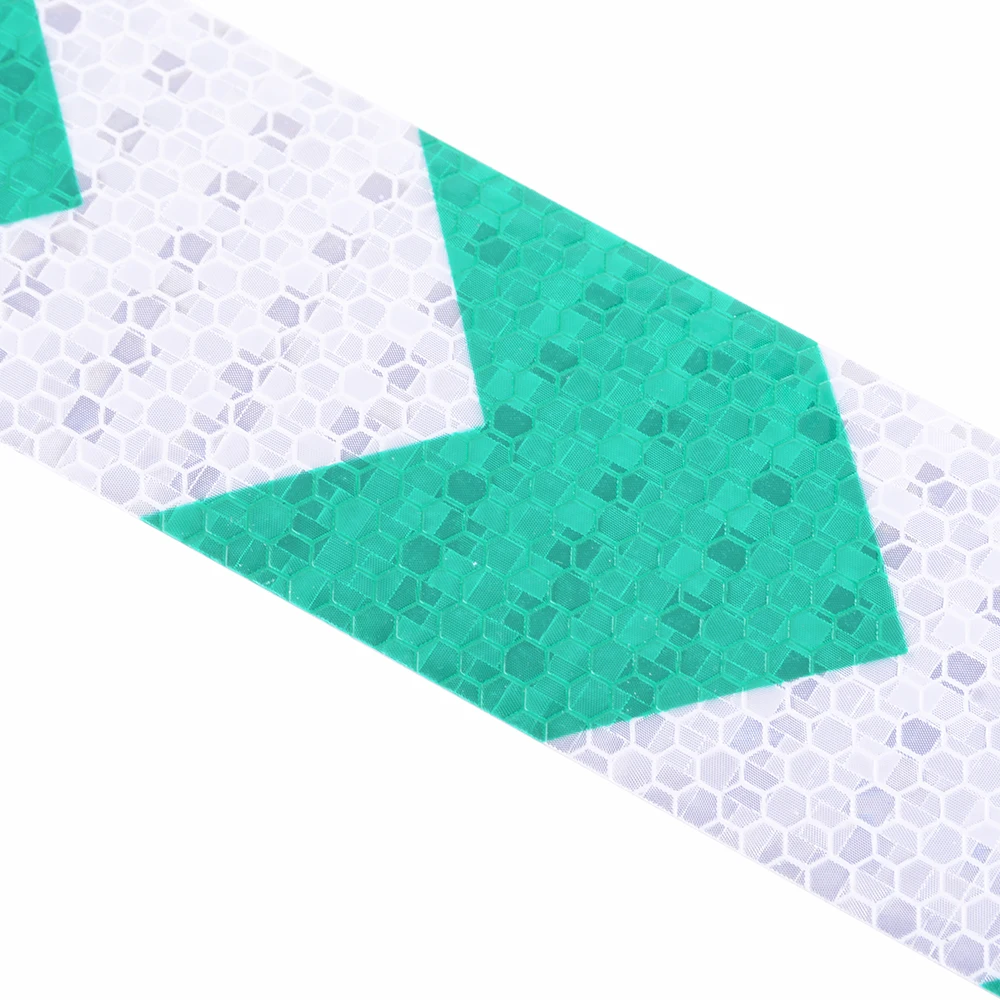 Светоотражающая пленка со стрелками 5 см * 10 м предупреждающая этикетка для