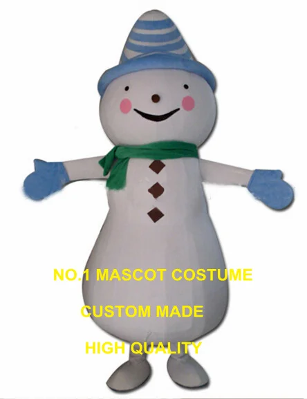 Новый костюм-талисман в виде снеговика размер для взрослых рекламный мультяшный