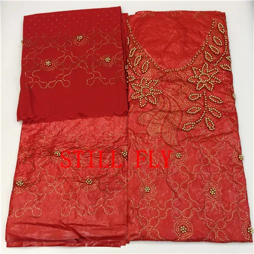Bazin riche getzner nouveau hot sale jacquard brocade fabric with beads and stones latest basin riche getzner 7yards/lot - Color: as picture