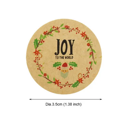 120 шт. наклейки для упаковки тортов с надписью Joy To The World|Канцелярские наклейки| |