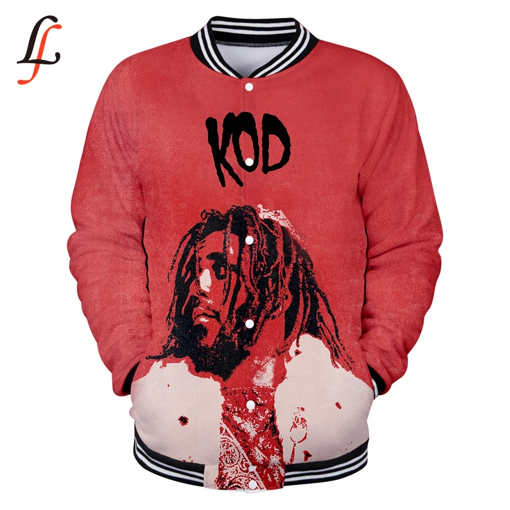 Kod J Cole Drake 3D Мужская и Женская бейсбольная куртка толстовки зимние повседневные