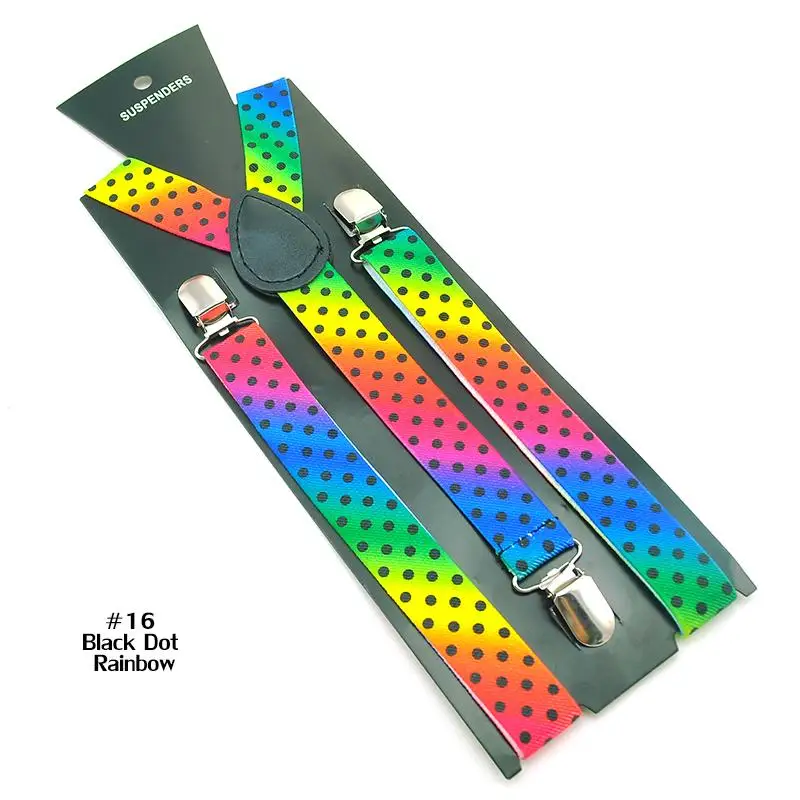 Подтяжки для брюк в горошек с Y образной спинкой 2 5 см|elastic suspenders|fashion suspenderssuspenders