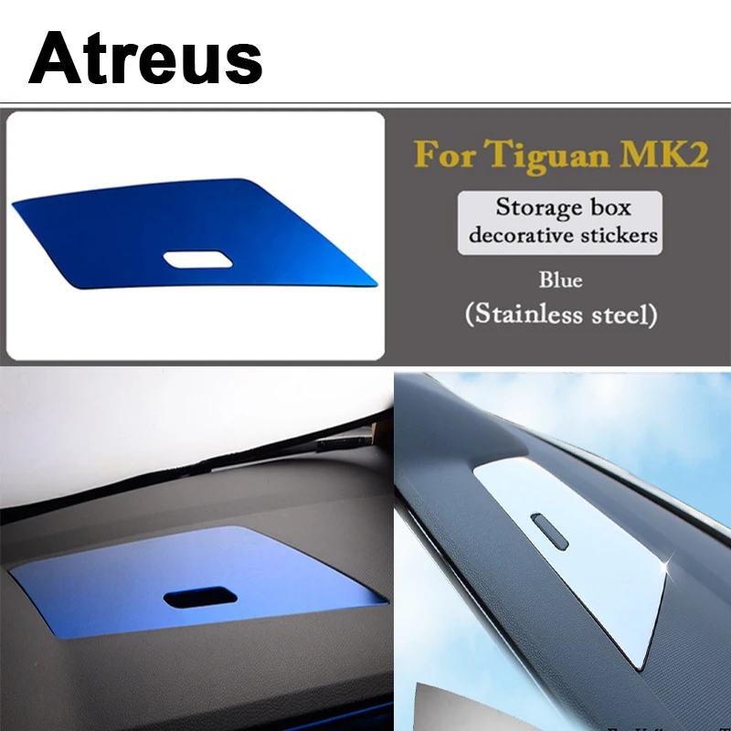 Автомобильные аксессуары Atreus для Volkswagen Tiguan 2 MK2 2016 VW 2017 2018 коробка хранения
