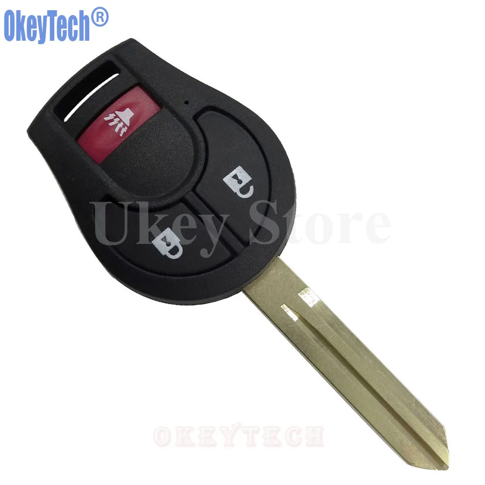 OkeyTech 2 + 1 / 3 кнопки Автомобильный Дистанционный ключ чехол оболочка для Nissan Cube NV350