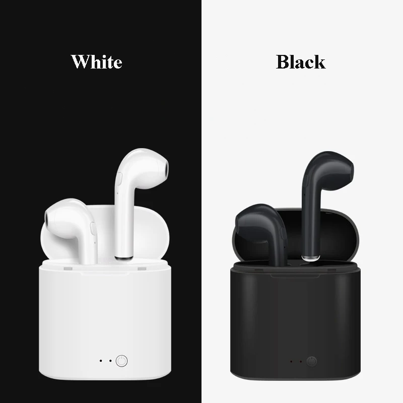 Soulusic i7s TWS мини-наушники Беспроводной Bluetooth наушники стерео наушники с зарядным чехол микрофон для IOS Android iPhone IPod