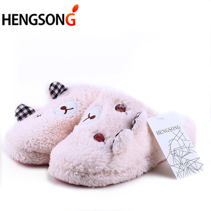 

Winter Women Slipper Home Shoes For Women Chinelos Pantufas Adulto Fashion Lovely Bear Pig Indoor House Slippers With Fur