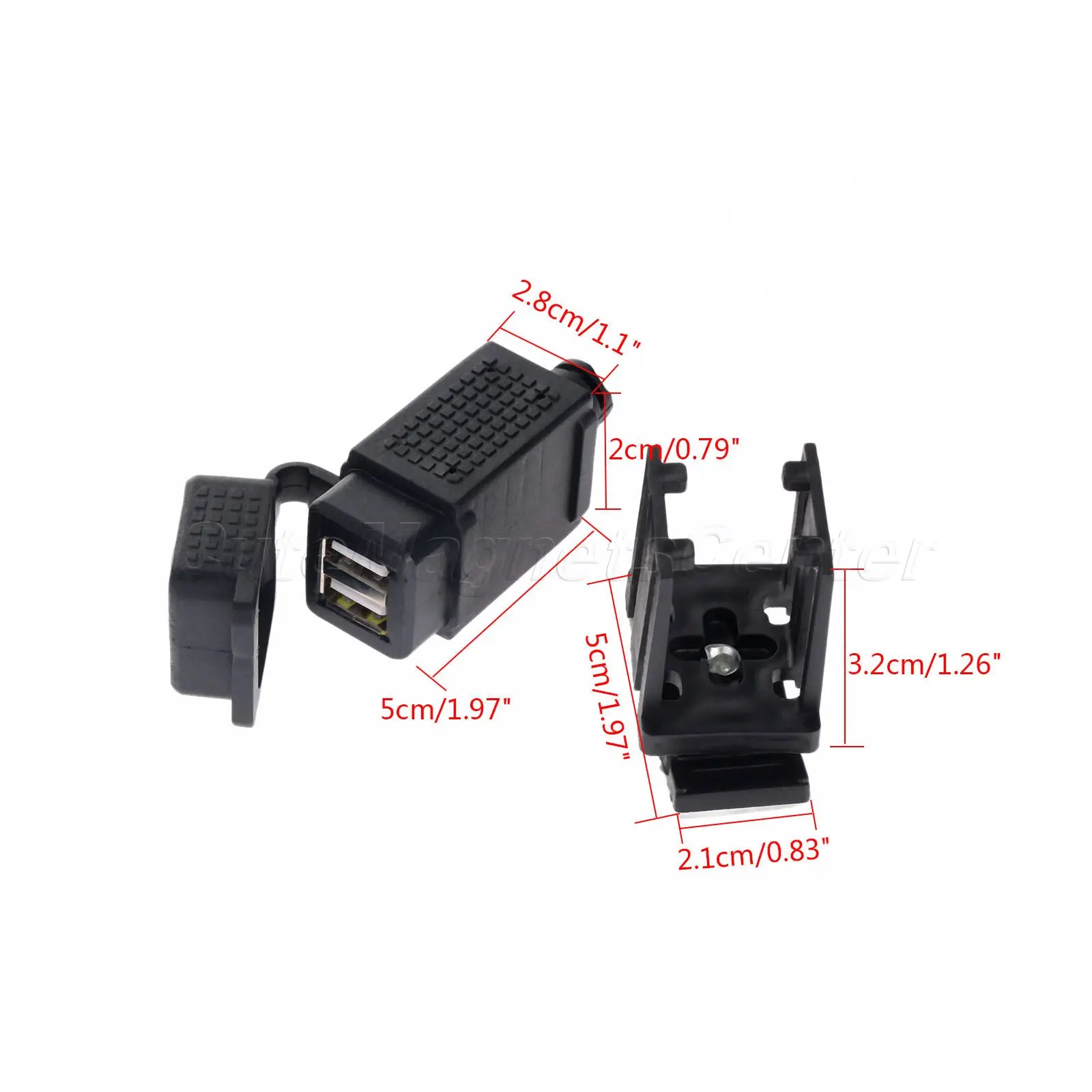 Mtsooning 12V Dual USB Водонепроницаемая система питания для мотоцикла|motorcycle usb power port|usb