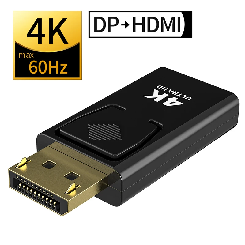 Displyport к HDMI адаптер мама-папа Макс 4 к 60 Гц DP к HDMI конвертер 2 к видео аудио разъем MOSHOU для HDTV ПК