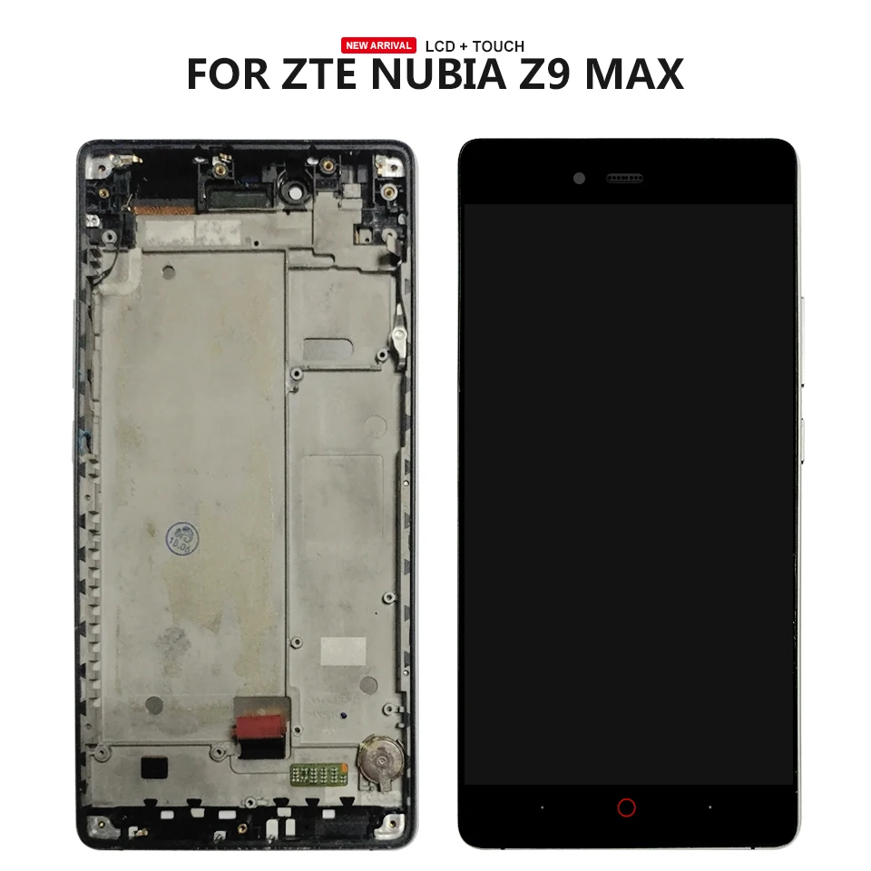 Для zte Axon 7 A2017 A2017U A2017G AMOLED ЖК-дисплей+ сенсорная панель дигитайзер для zte A2017 lcd