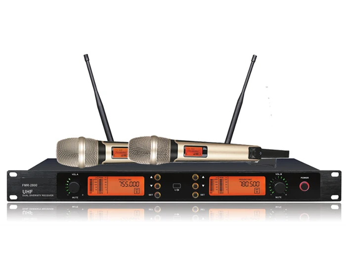 740-790 МГц Φ 2 двухканальный китайский dj-звук uhf профессиональная беспроводная