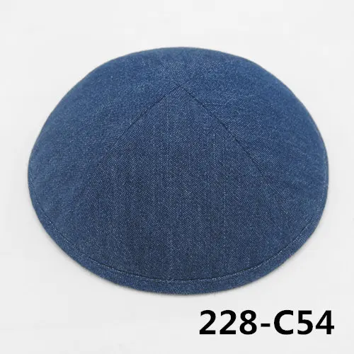 При покупке более 5 лотов(50 шт.) будет скидка 10% Джинсовые 19 см kippots Kipa Skullies kippa beanie Kippah jeus Yarmullka