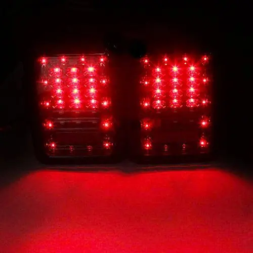 Рекламная цена! 1 пара светодиодные задние фонари интегрированные поворотные