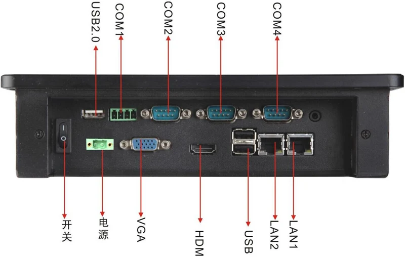 Preise Hochwertige Touchscreen 8,4 Zoll Industrie-panel-computer Mini Lüfterloses Windows & Linux System