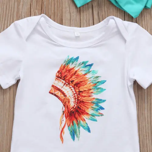 2018 Carters Официальный магазин roupa infantil одежда для малышей 3 шт. комбинезон с перьями