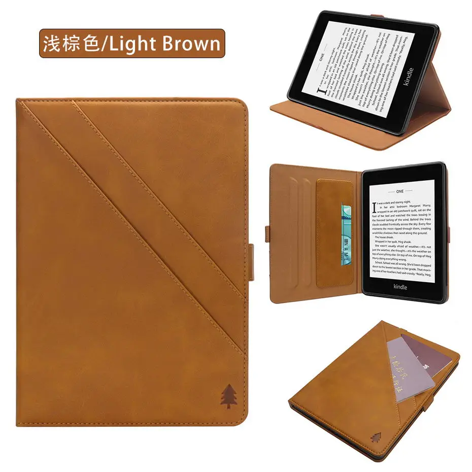 Кожаный флип-чехол для Amazon All-New Kindle Paperwhite 2018 выпущенный смарт-чехол Funda 4 10-го