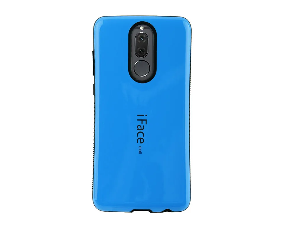 Синий Iface mall Гибридный противоударный чехол для Huawei Mate 10 Lite сверхмощный для задней крышки, твердый корпус Полная защита Чехлы для мобильных телефонов - Цвет: Синий