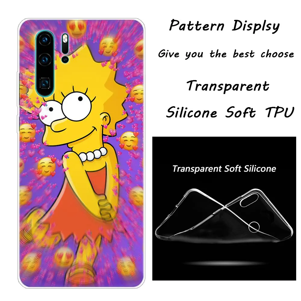 013 Горячий Los Simpsons Мягкий силиконовый чехол для телефона huawei P30 P20 Pro P10 P9 P8 Lite P Smart Z Plus NOVA 3 3i Модный чехол - Цвет: 013